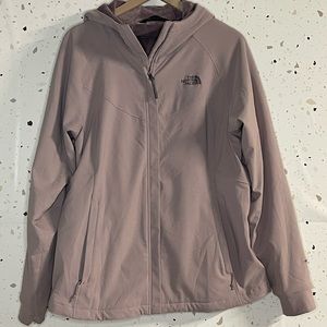 North Face Windwall fleece-lined jacket